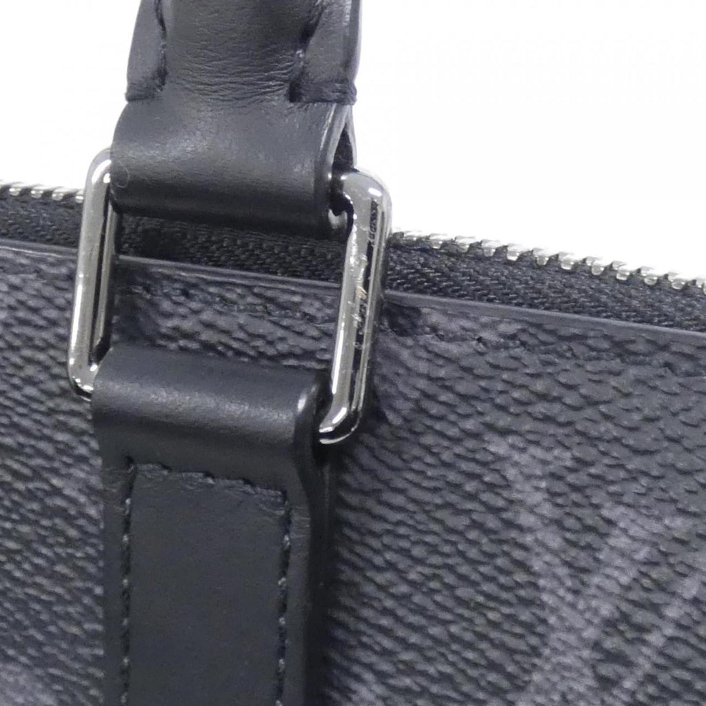 Louis Vuitton Black Coated Canvas Handbag (Pre-Owned)