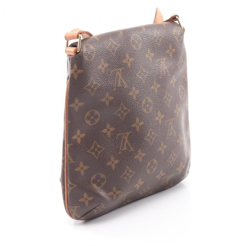 Louis Vuitton Brown Monogram Coated Canvas Leather Shoulder Bag (Pre-Owned)