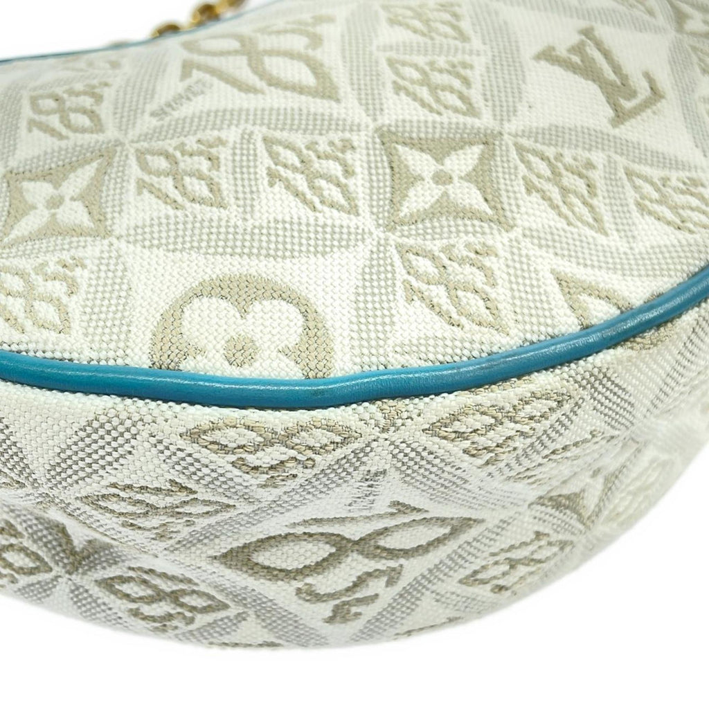 Louis Vuitton Gold Jacquard Shoulder Bag (Pre-Owned)