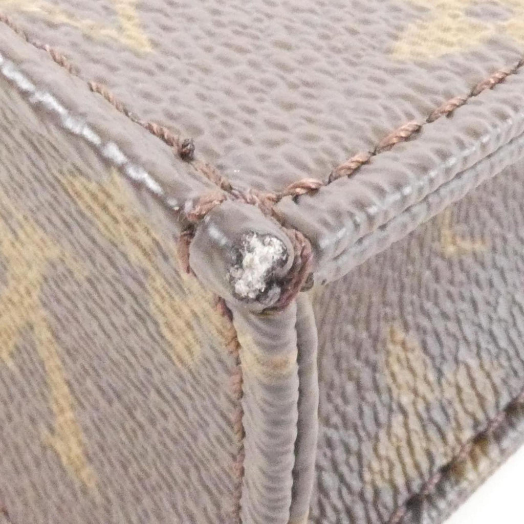 Louis Vuitton Marron Coated Canvas Handbag (Pre-Owned)