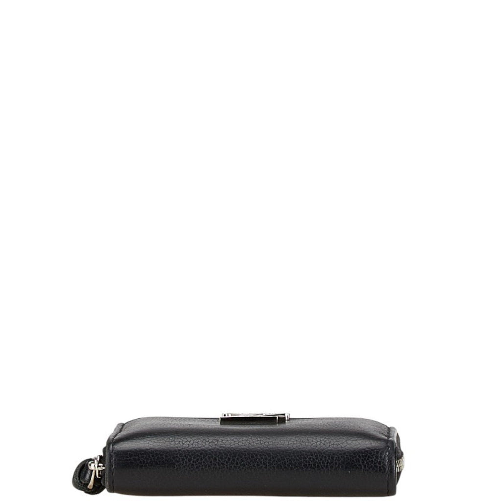 Louis Vuitton Black Noir Leather Coin Purse/Coin Case (Pre-Owned)