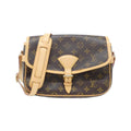 Louis Vuitton Marron Coated Canvas Shoulder Bag (Pre-Owned)