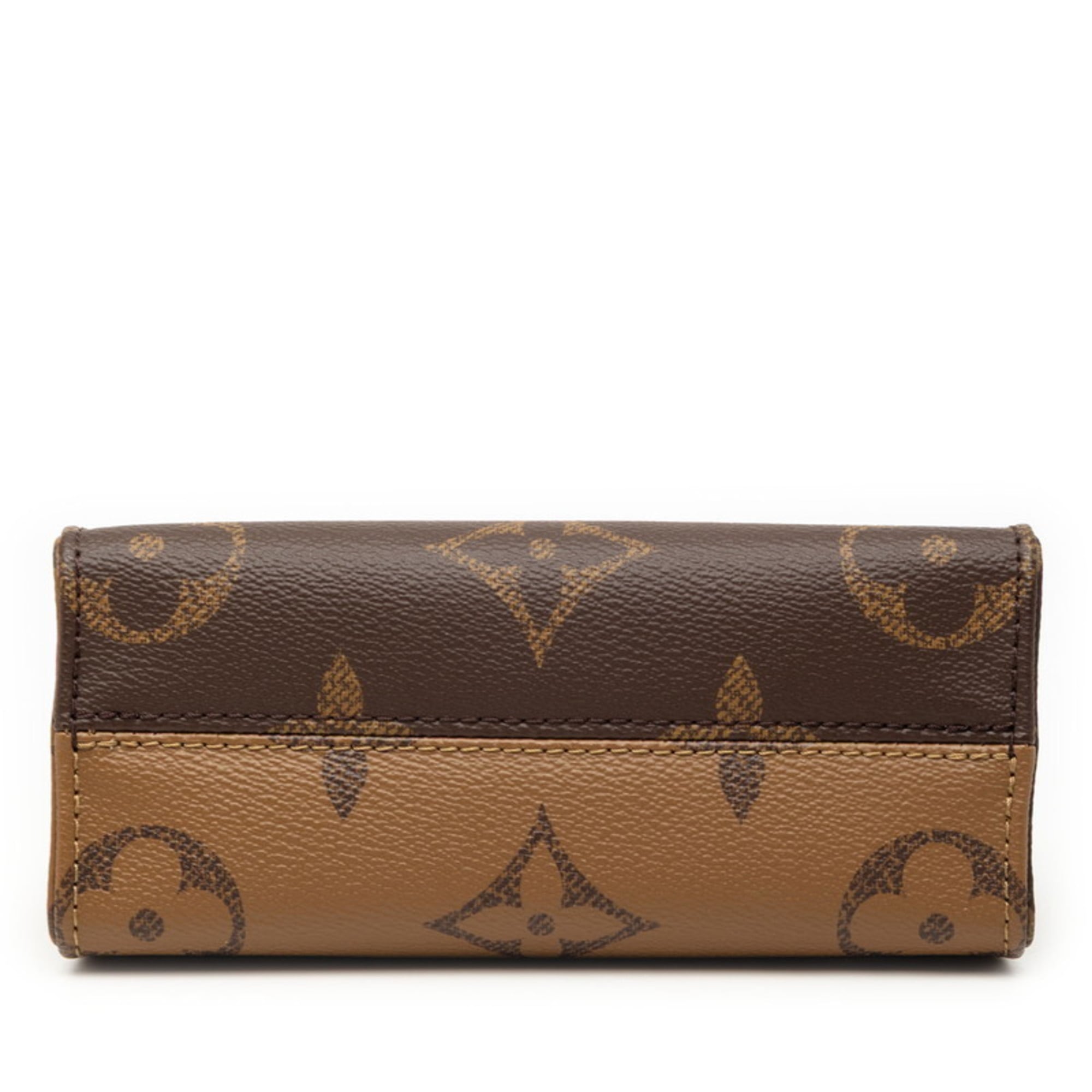Louis Vuitton Brown Pvc Leather Handbag Shoulder Bag (Pre-Owned)