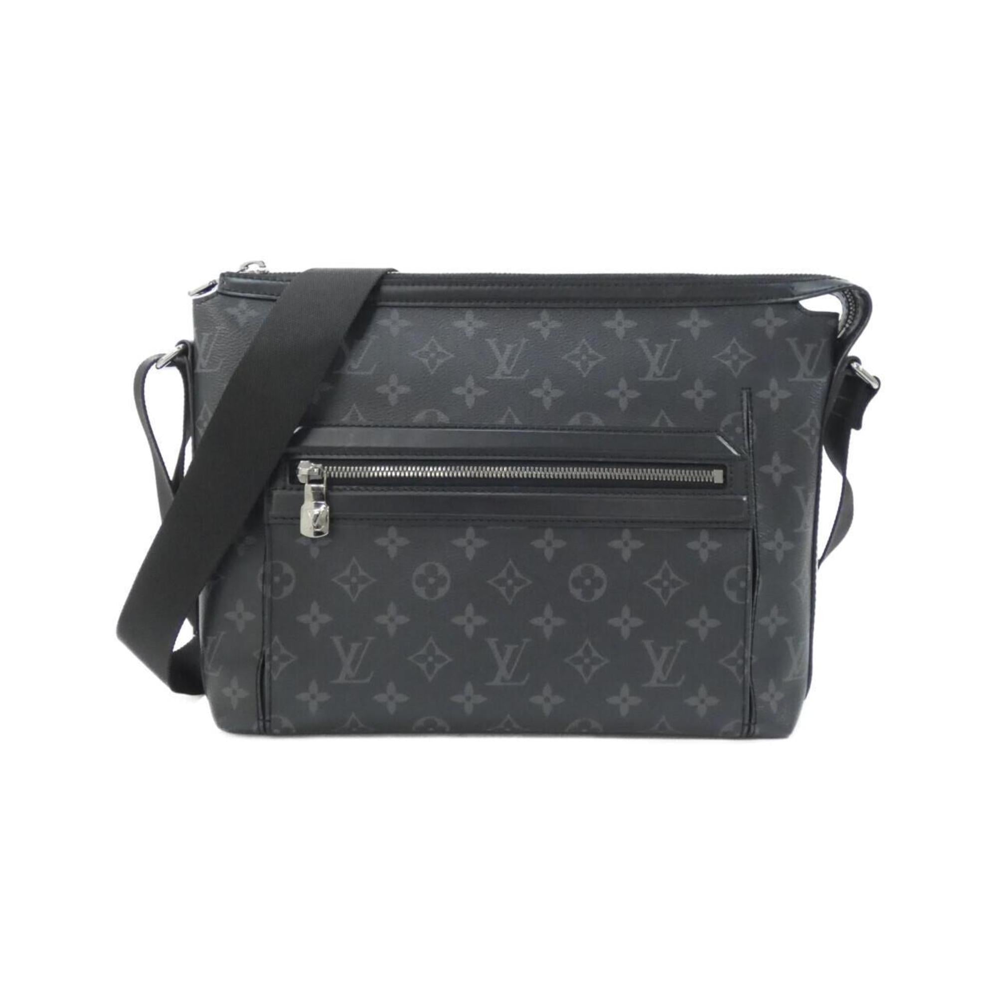 Louis Vuitton Black Coated Canvas Shoulder Bag (Pre-Owned)