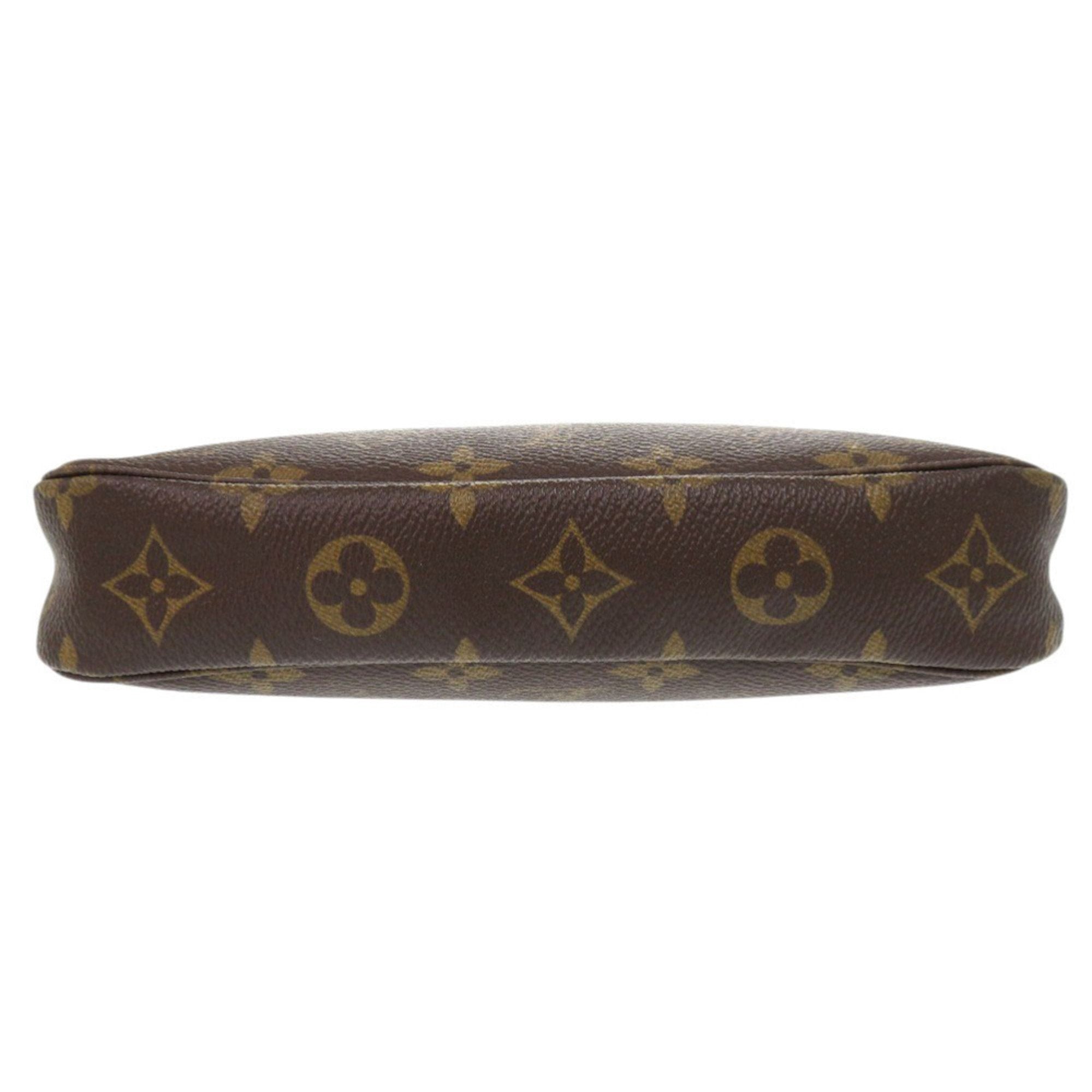 Louis Vuitton Brown Monogram Canvas Pochette Pouch (Pre-Owned)