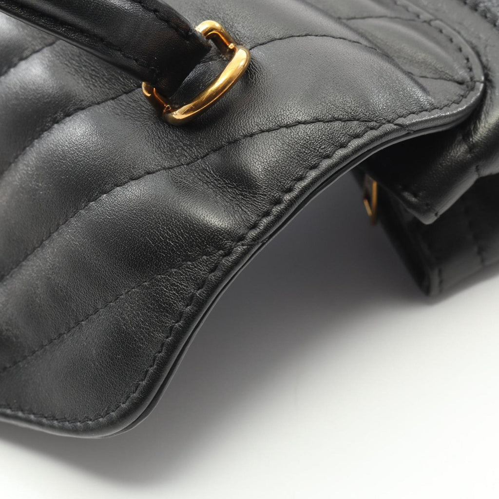 Louis Vuitton Black Noir Leather Handbag (Pre-Owned)