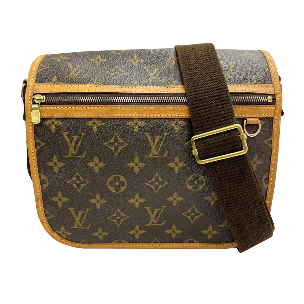 Louis Vuitton Brown Monogram Leather Shoulder Bag (Pre-Owned)