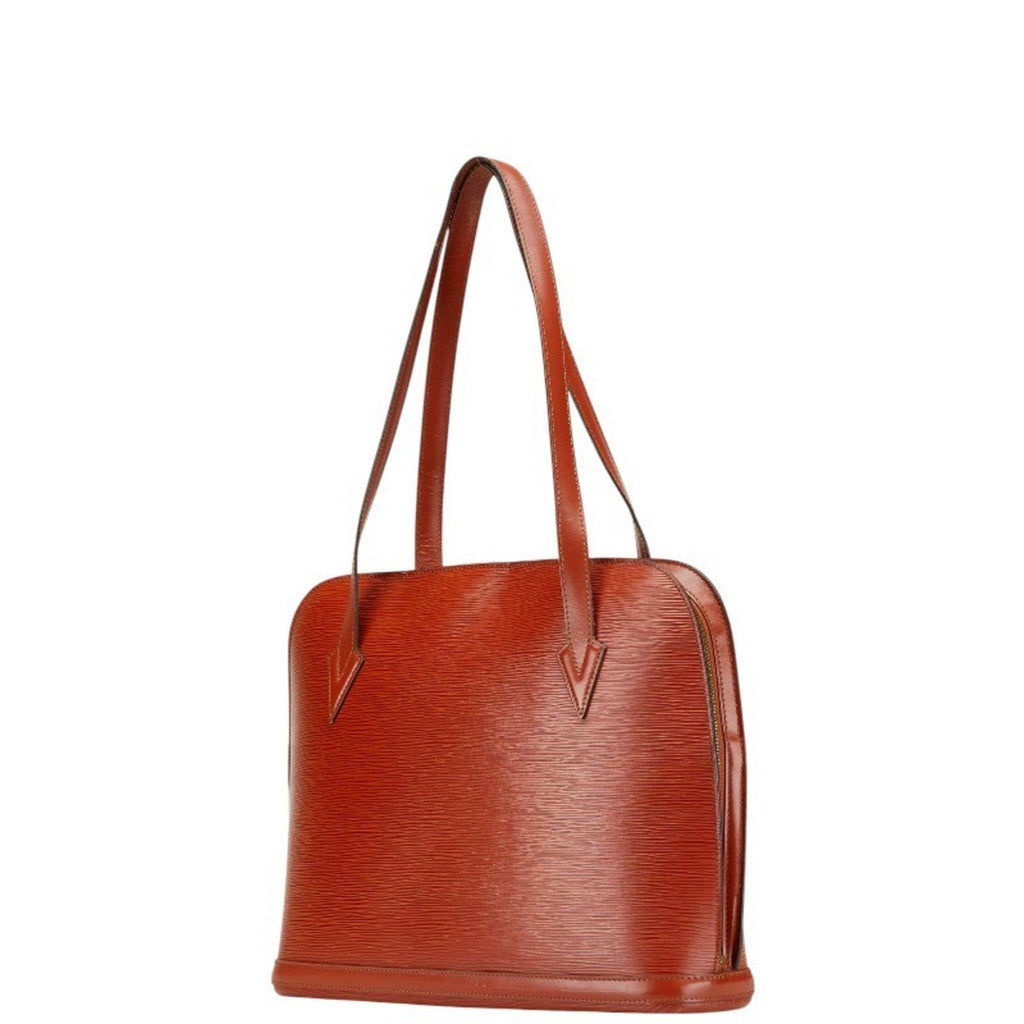 Louis Vuitton Kenyan Brown Leather Shoulder Bag Tote Bag (Pre-Owned)