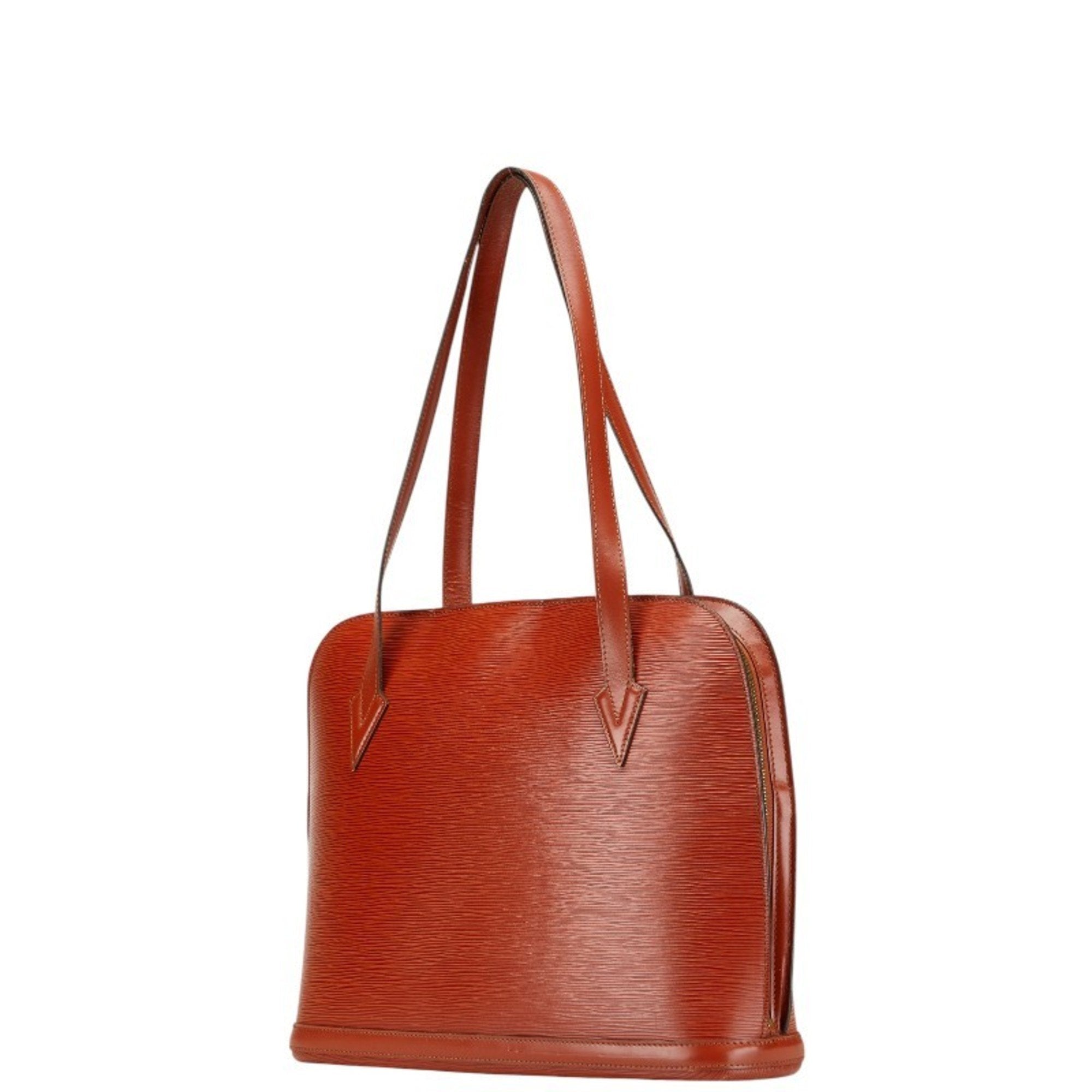 Louis Vuitton Kenyan Brown Leather Shoulder Bag Tote Bag (Pre-Owned)