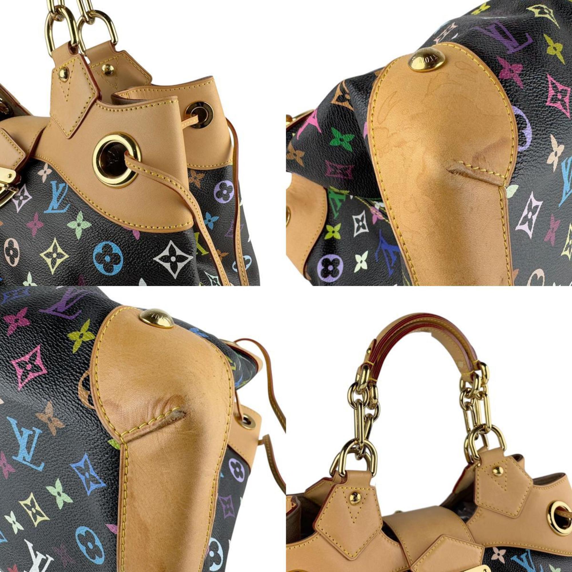 Louis Vuitton Multi-Color Noir Monogram Multicolore Handbag (Pre-Owned)
