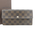 Louis Vuitton Ebene Pvc Long Wallet (Bi-Fold) (Pre-Owned)