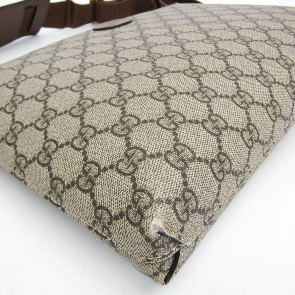 Interlocking G Patch Wristlet Messenger Bag GG Coated Canvas Small