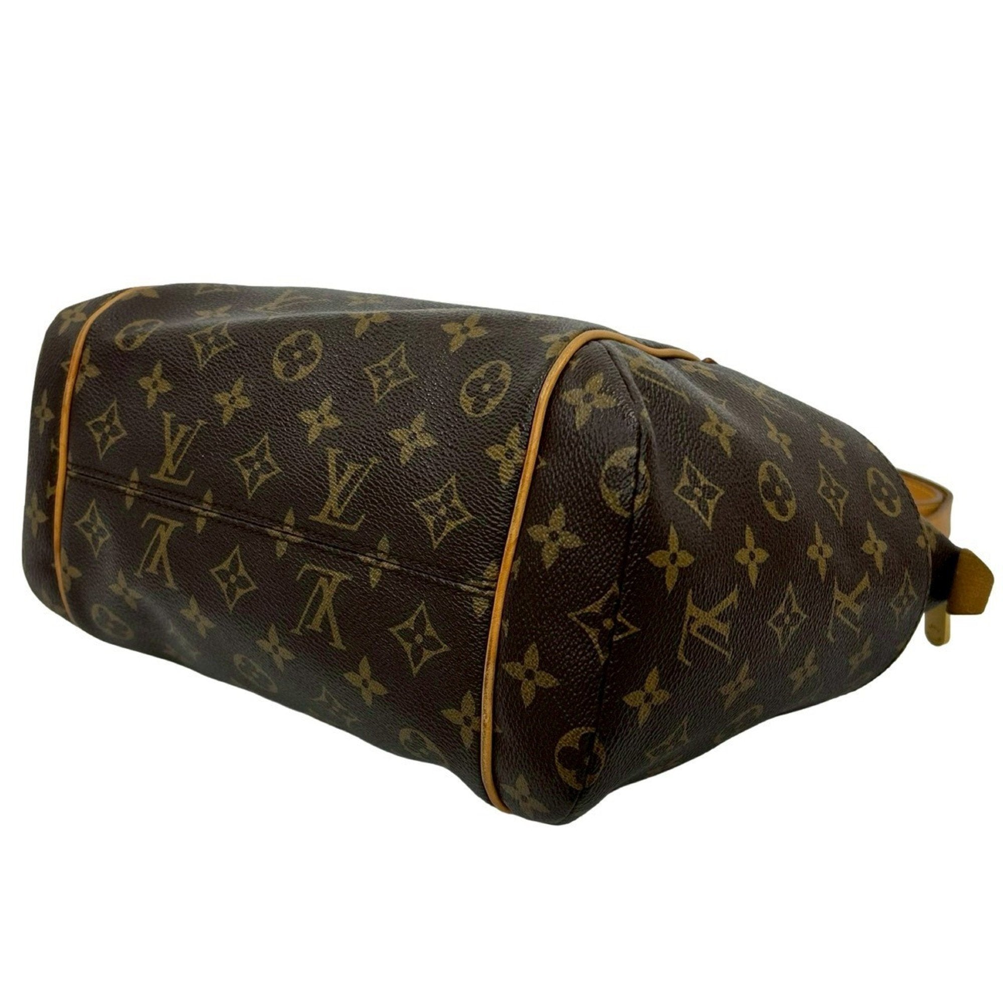 Louis Vuitton Brown Leather Pvc Handbag Shoulder Bag Tote Bag (Pre-Owned)