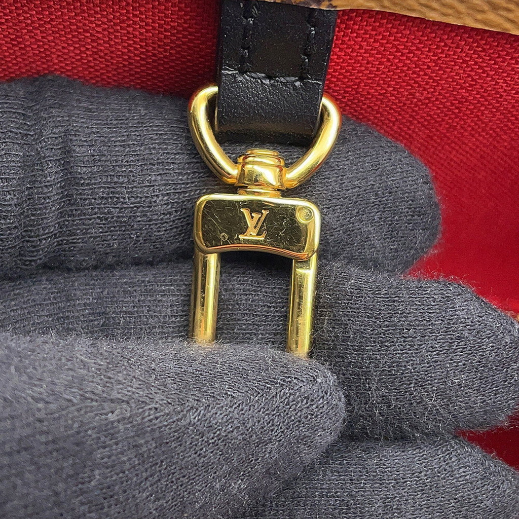 Louis Vuitton Monogram Reverse Red Color Monogram Reverse Handbag Shoulder Bag Tote Bag (Pre-Owned)