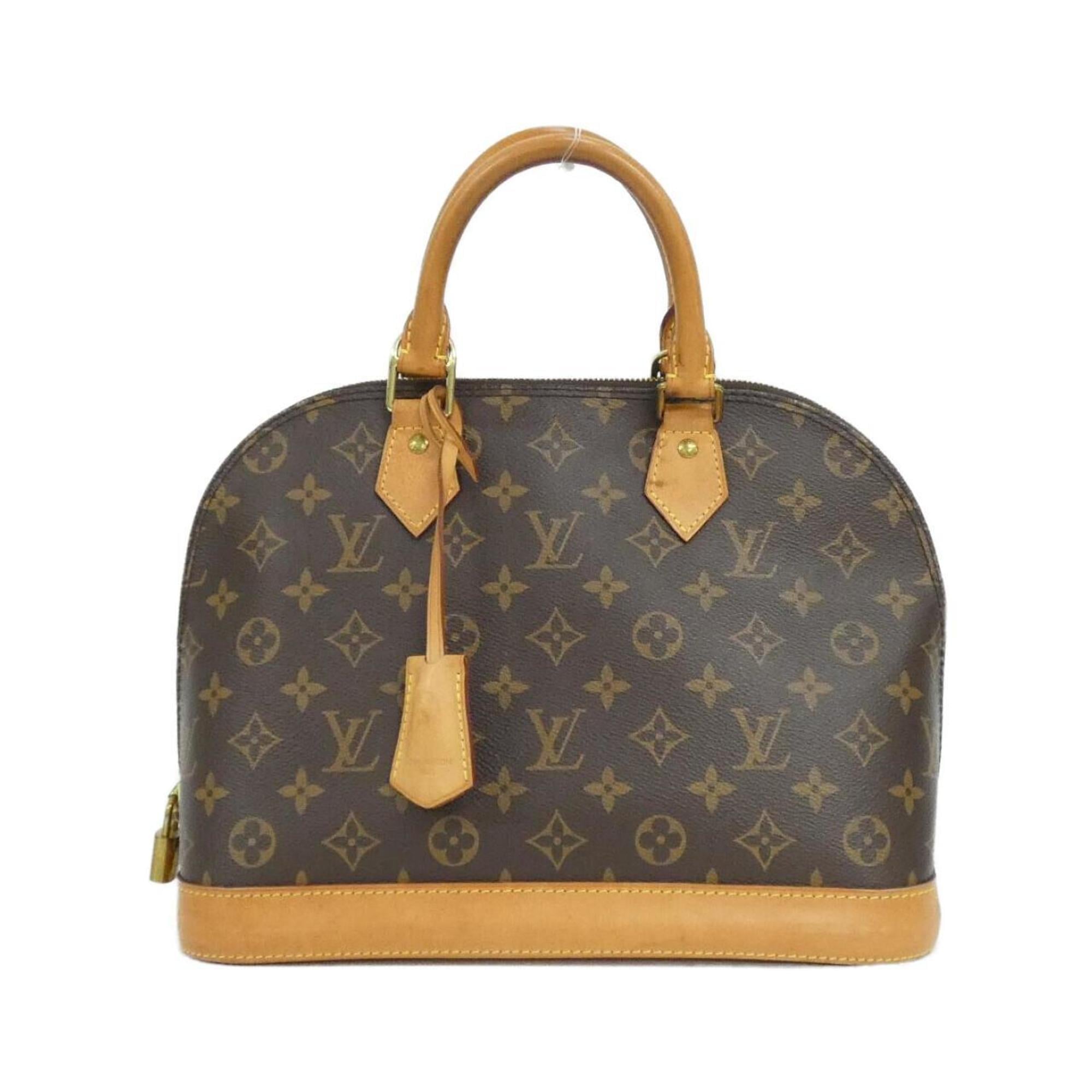 Louis Vuitton Monogram Marron Coated Canvas Handbag (Pre-Owned)