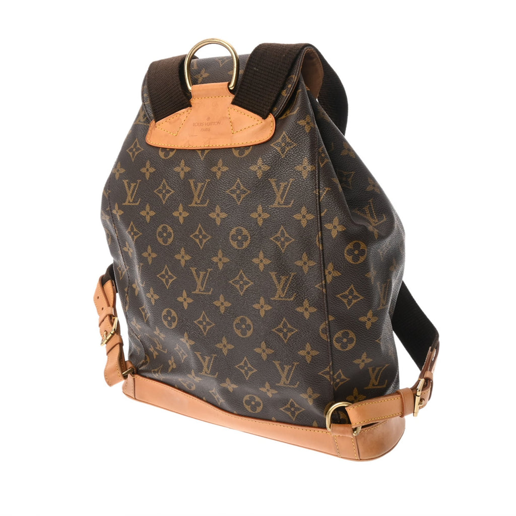 Louis Vuitton Brown Monogram Canvas Backpack (Pre-Owned)