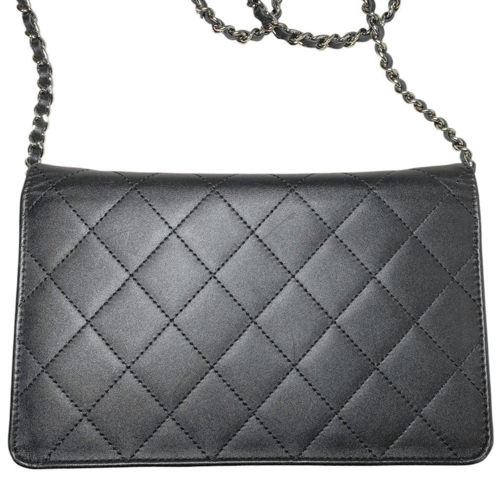 Cambon Wallet on Chain Quilted Leather