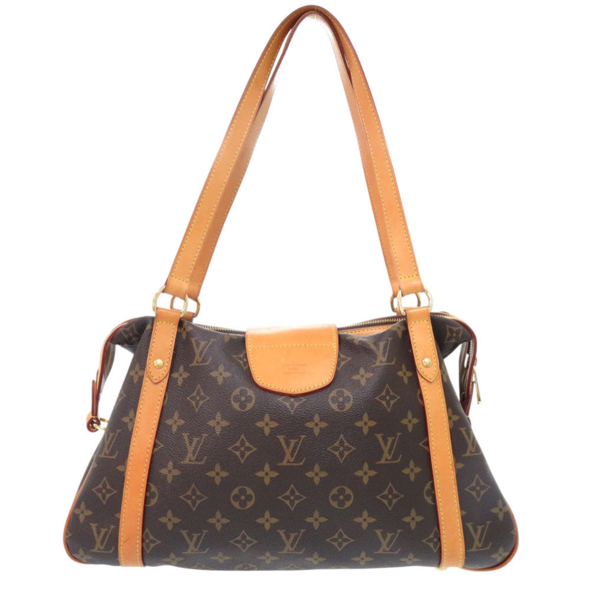 Louis Vuitton Brown Camel Monogram Monogram Tote Bag (Pre-Owned)