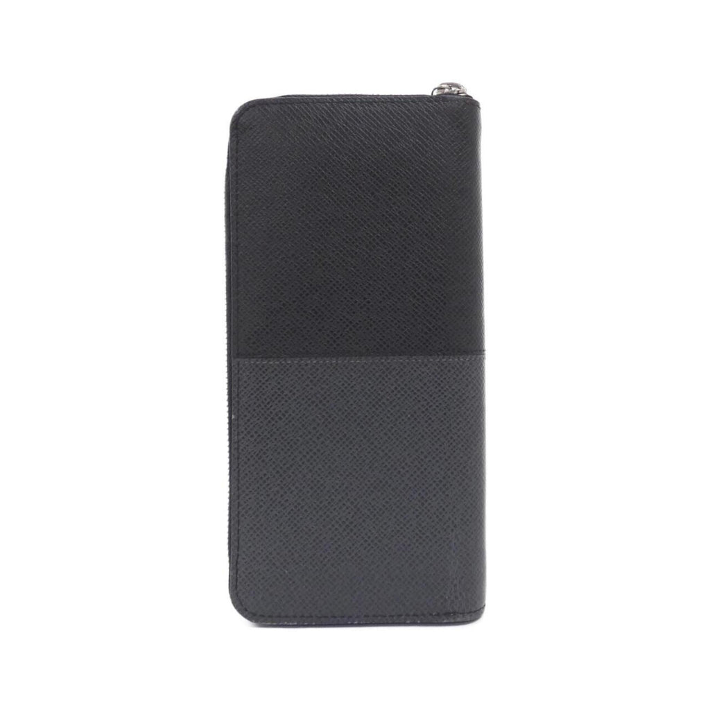 Louis Vuitton Gris Leather Long Wallet (Bi-Fold) (Pre-Owned)