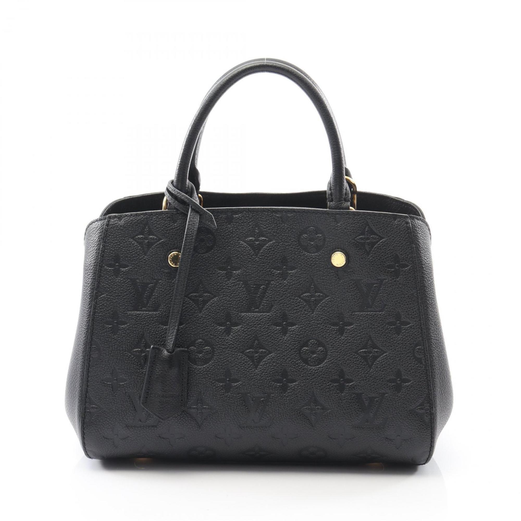 Louis Vuitton Black Cuir Ombre Leather Monogram Empreinte Handbag (Pre-Owned)