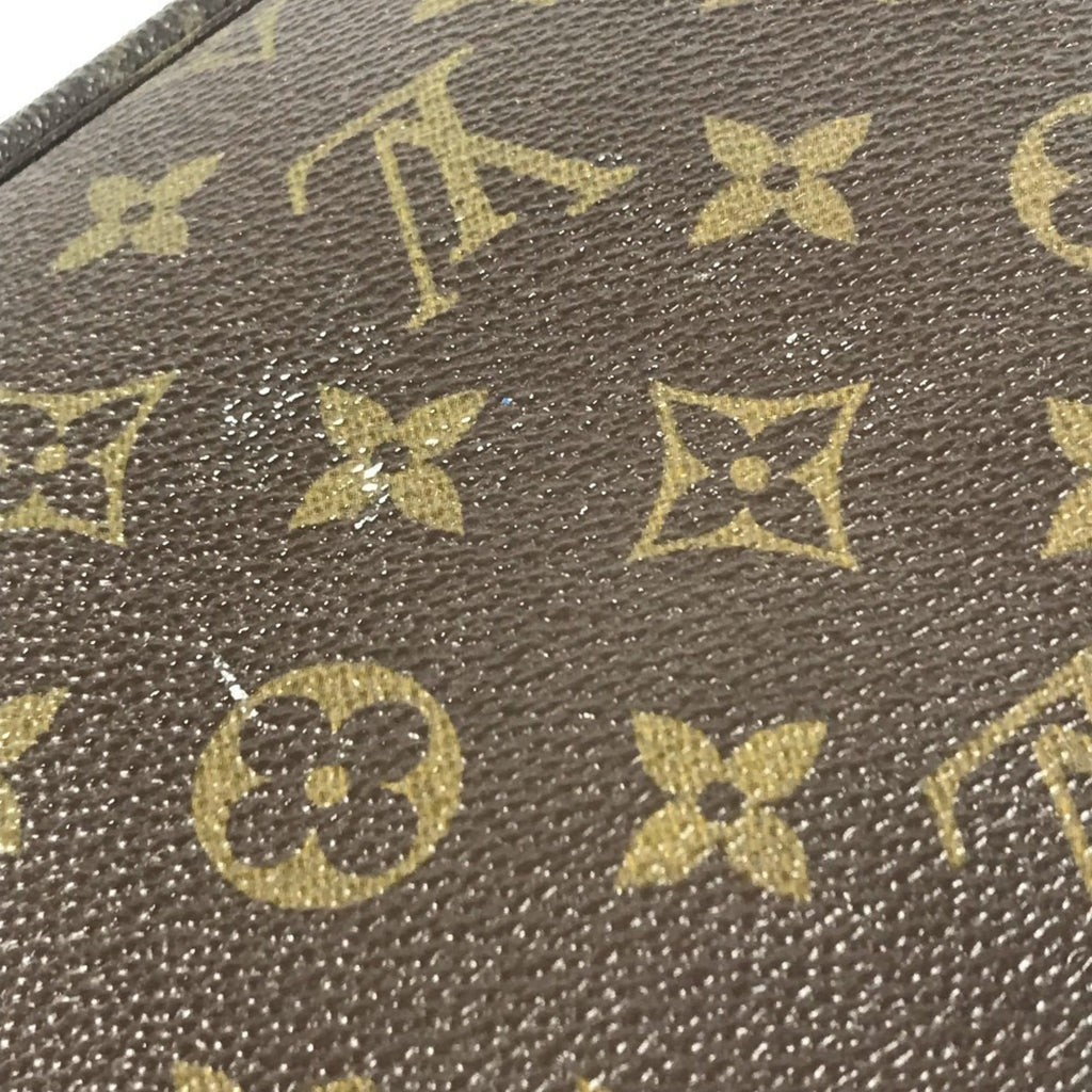 Louis Vuitton Monogram Brown Monogram Clutch Bag Pouch (Pre-Owned)