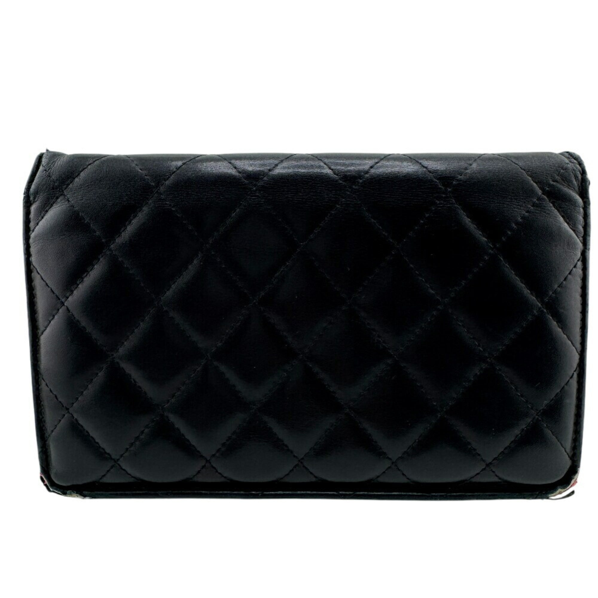 Cambon Wallet on Chain Quilted Leather