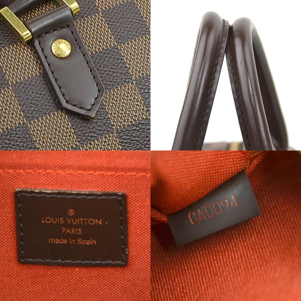 Louis Vuitton Brown Damier Canvas Handbag (Pre-Owned)