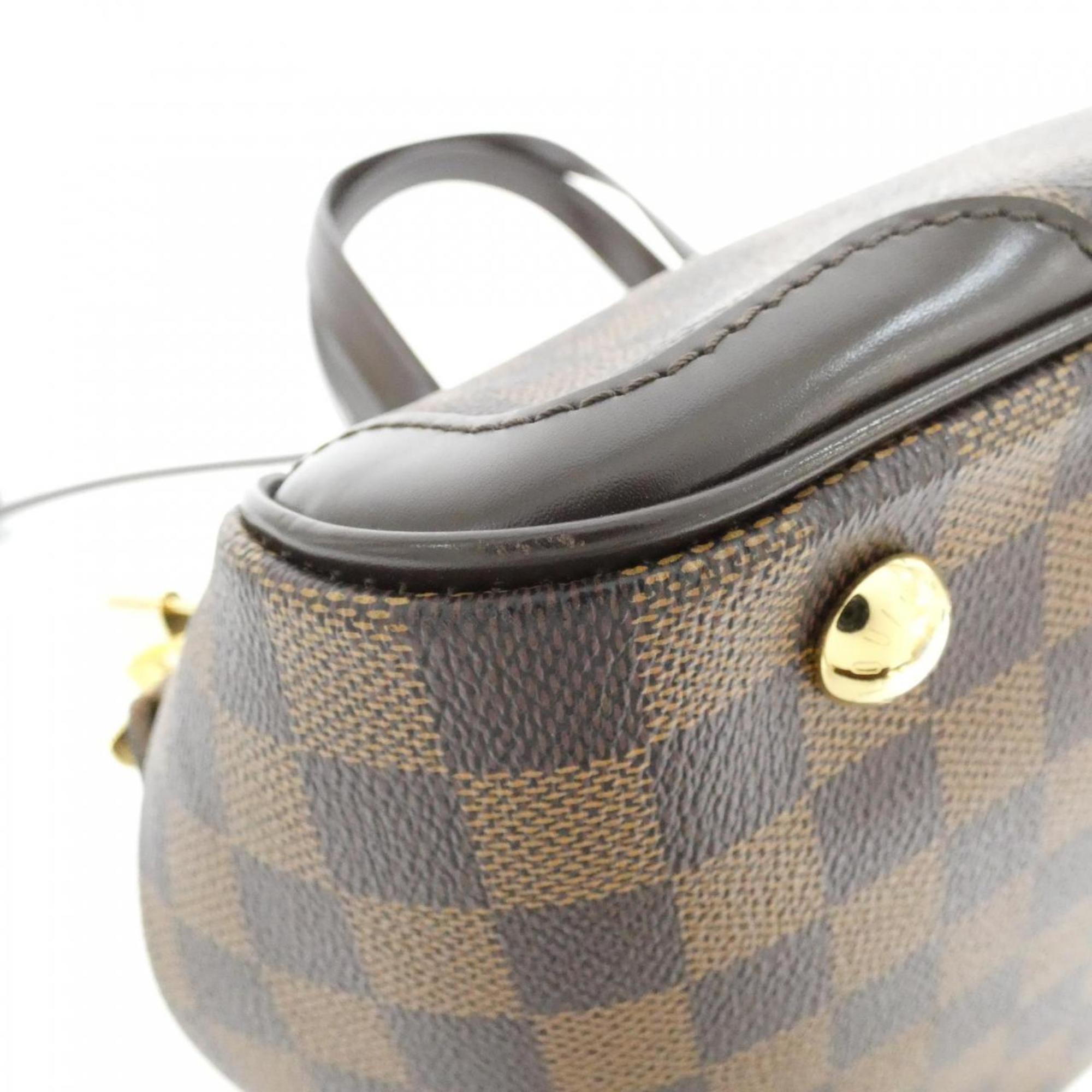 Louis Vuitton Brown Coated Canvas Handbag (Pre-Owned)