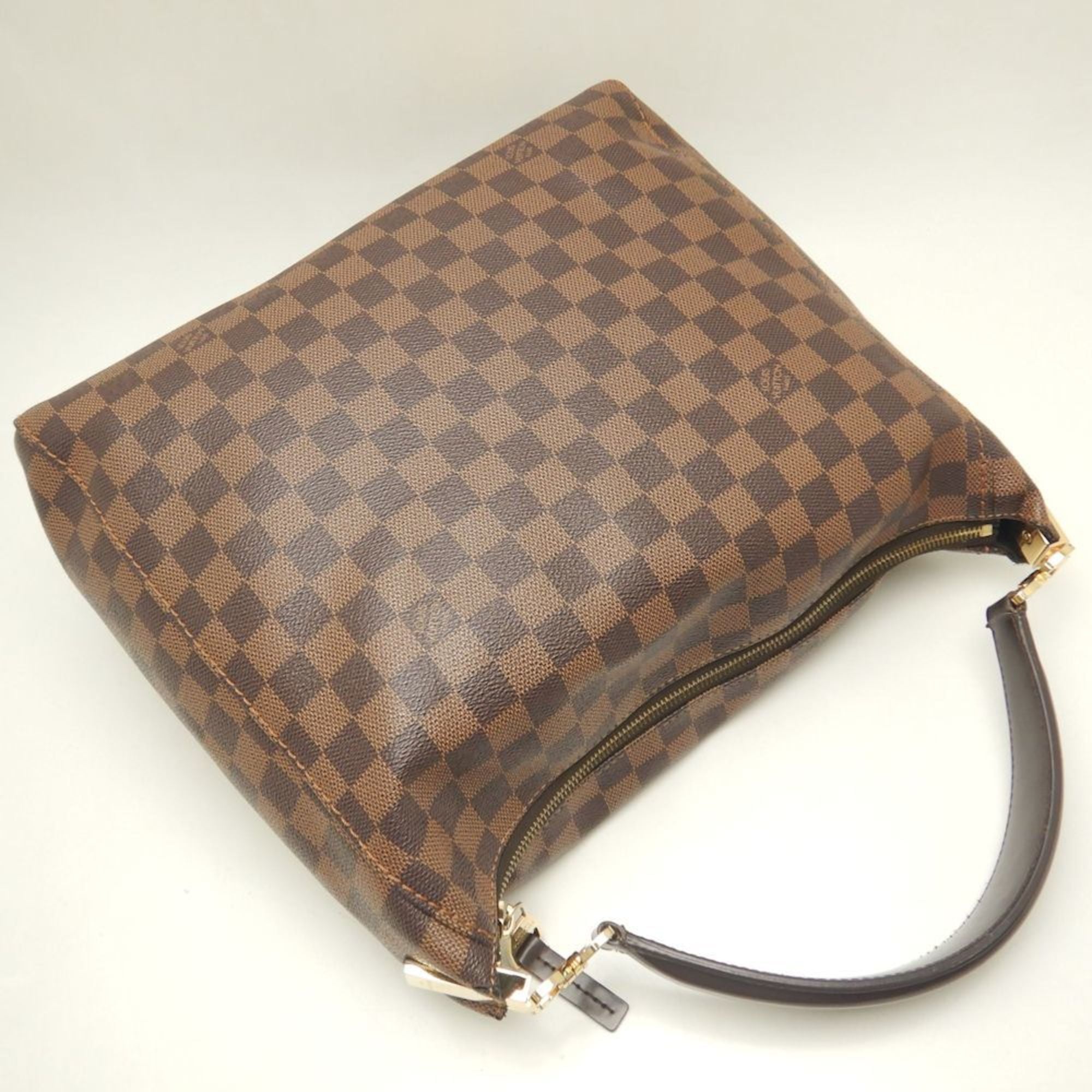 Louis Vuitton Ebene Pvc Shoulder Bag (Pre-Owned)