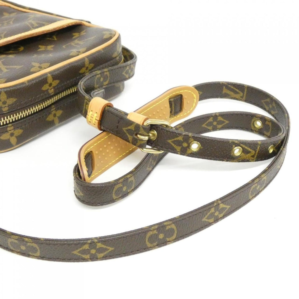 Louis Vuitton Monogram Marron Coated Canvas Shoulder Bag (Pre-Owned)