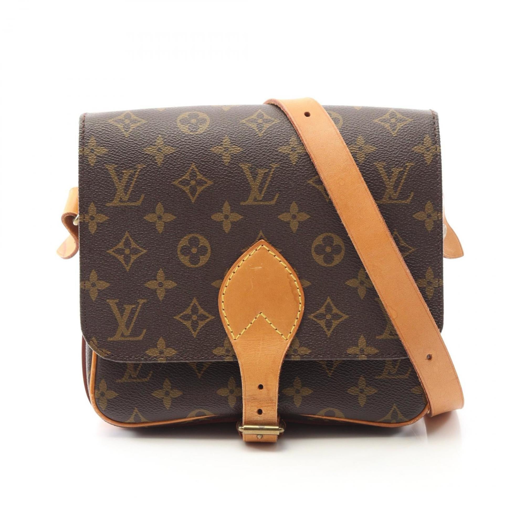 Louis Vuitton Brown Coated Canvas Pvc Leather Shoulder Bag (Pre-Owned)