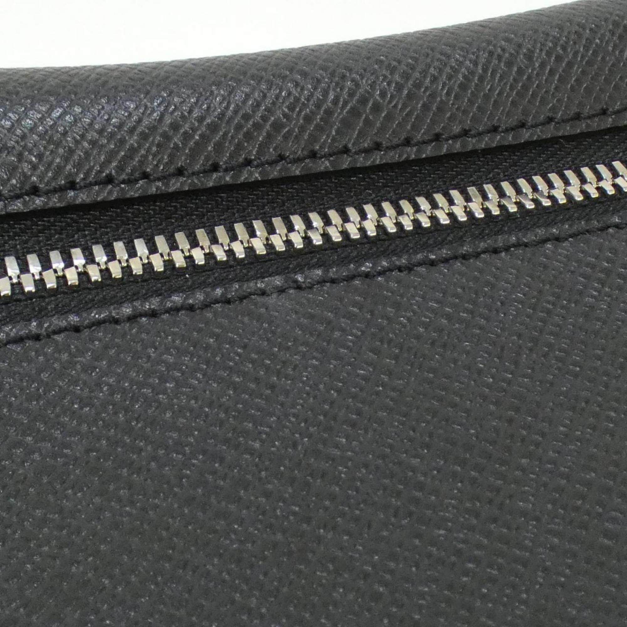 Louis Vuitton Black Leather Pochette (Pre-Owned)