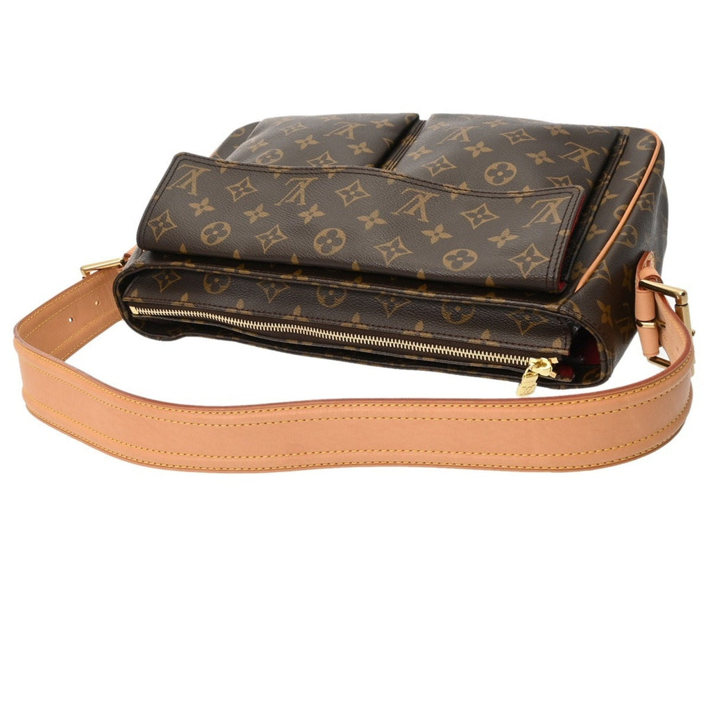 Louis Vuitton Brown Monogram Canvas Shoulder Bag (Pre-Owned)