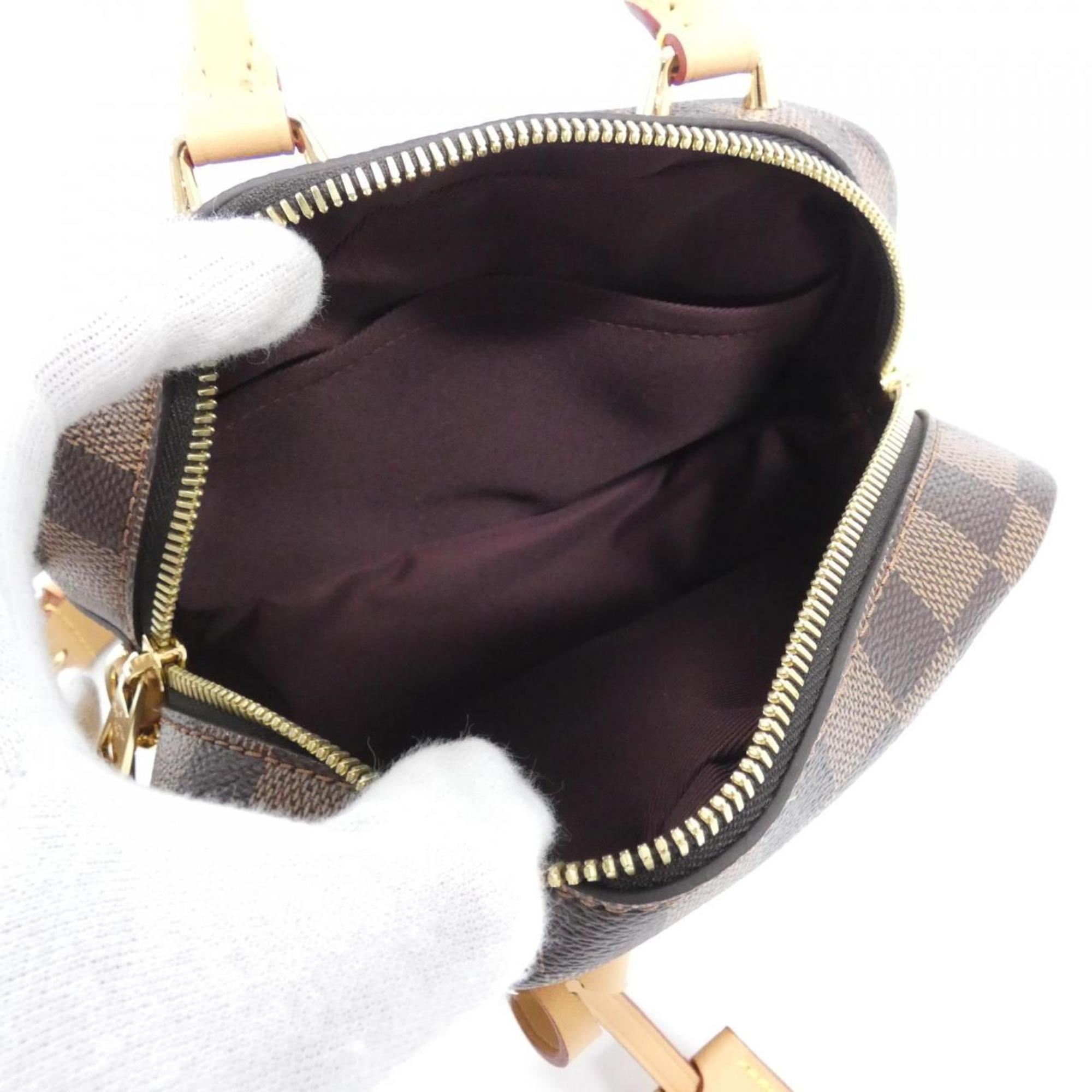 Louis Vuitton Brown Coated Canvas Shoulder Bag (Pre-Owned)