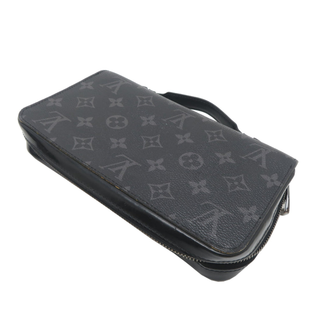 Louis Vuitton Black Monogram Eclipse Clutch Bag (Pre-Owned)