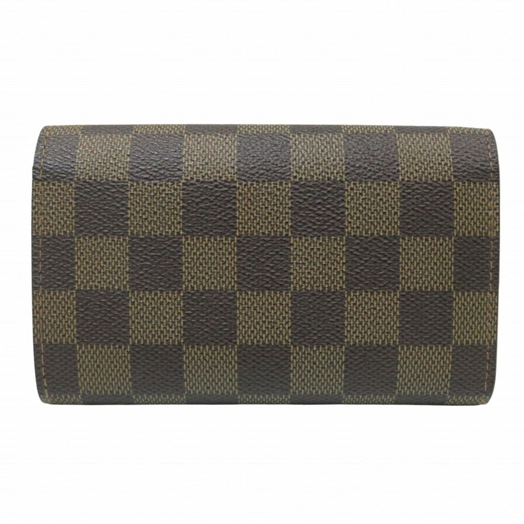 Louis Vuitton Damier Brown Damier Canvas Damier Canvas Wallet (Bi-Fold) (Pre-Owned)