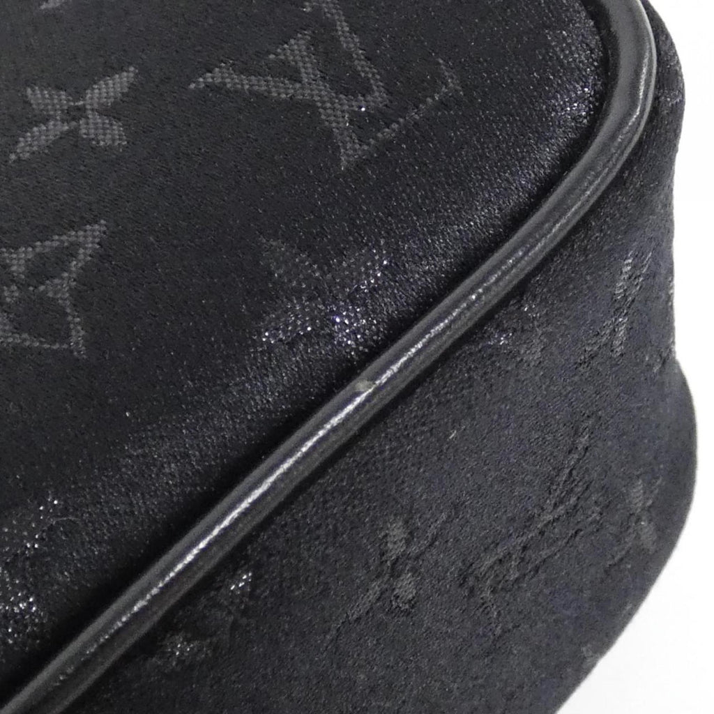 Louis Vuitton Black Satin Pochette Pouch (Pre-Owned)