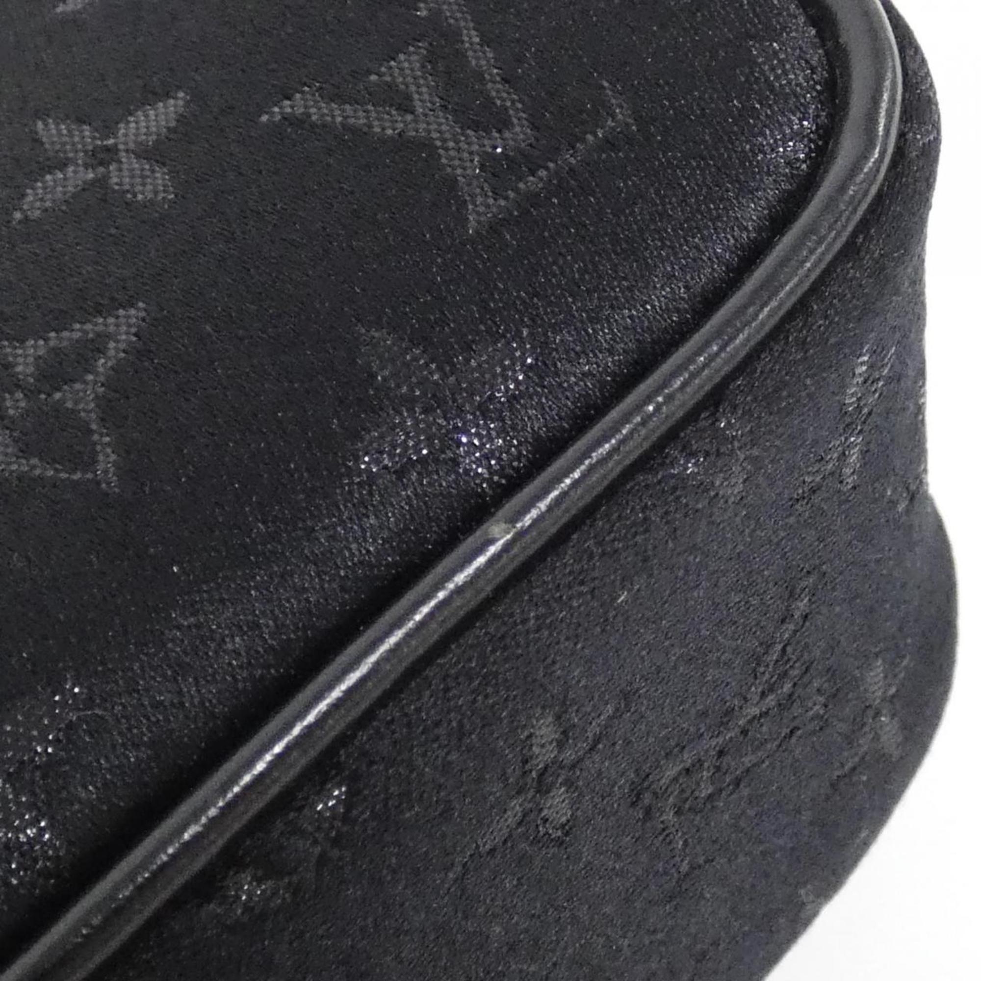 Louis Vuitton Black Satin Pochette Pouch (Pre-Owned)