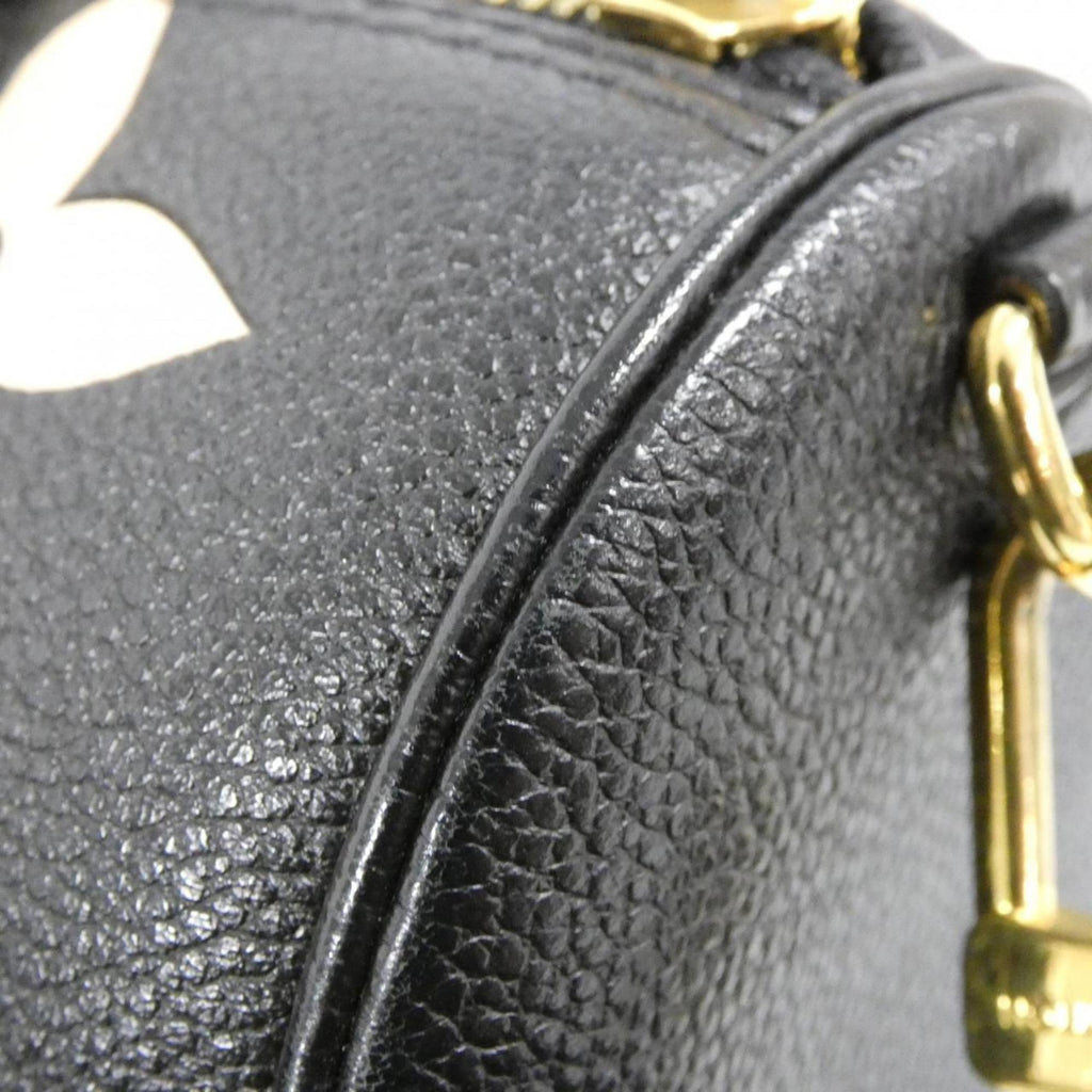 Louis Vuitton Monogram Empreinte Beige Black Leather Shoulder Bag (Pre-Owned)
