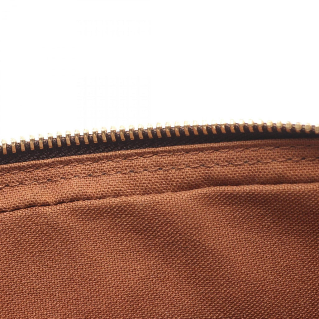 Louis Vuitton Monogram Brown Coated Canvas Leather Shoulder Bag (Pre-Owned)