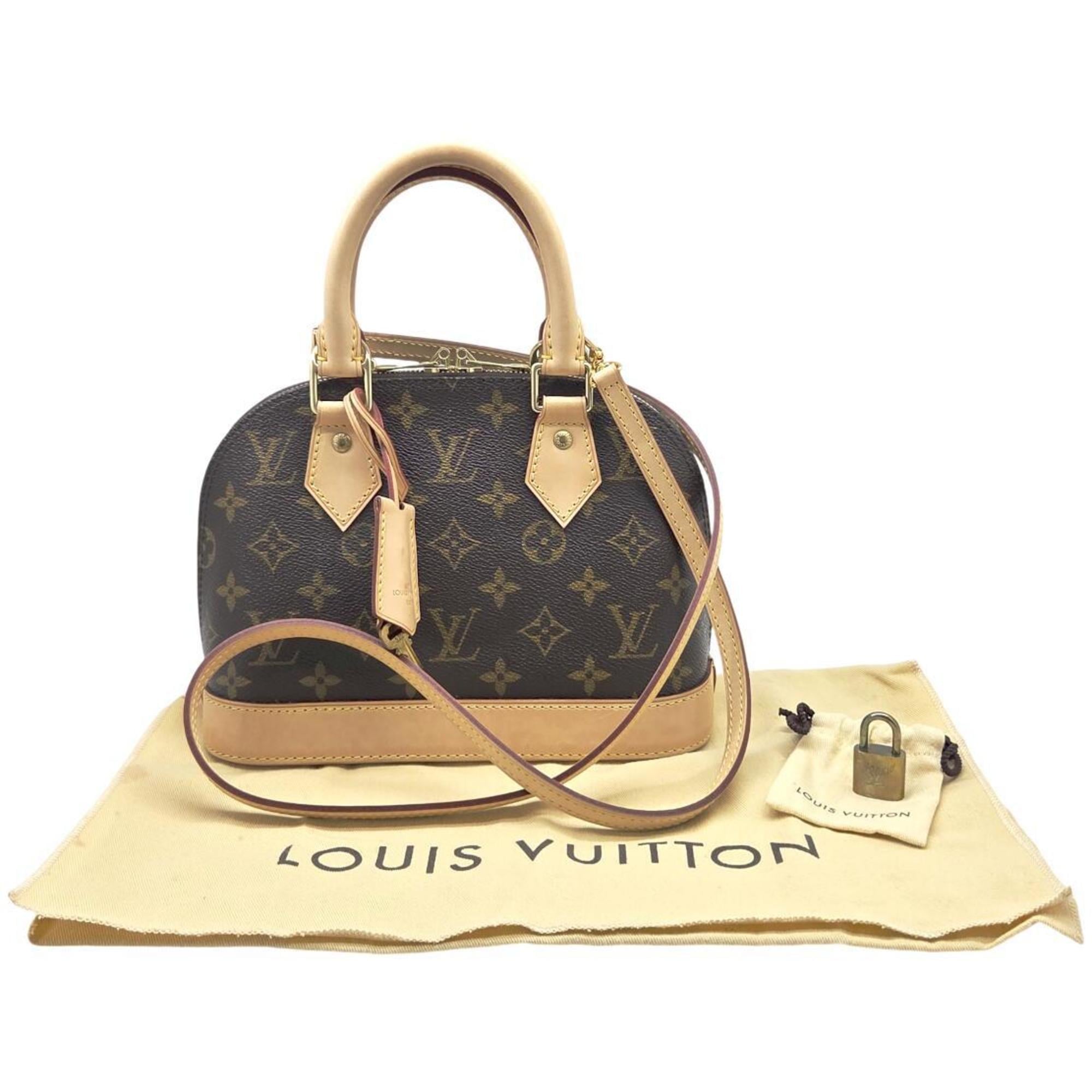 Louis Vuitton Brown Monogram Handbag Shoulder Bag (Pre-Owned)