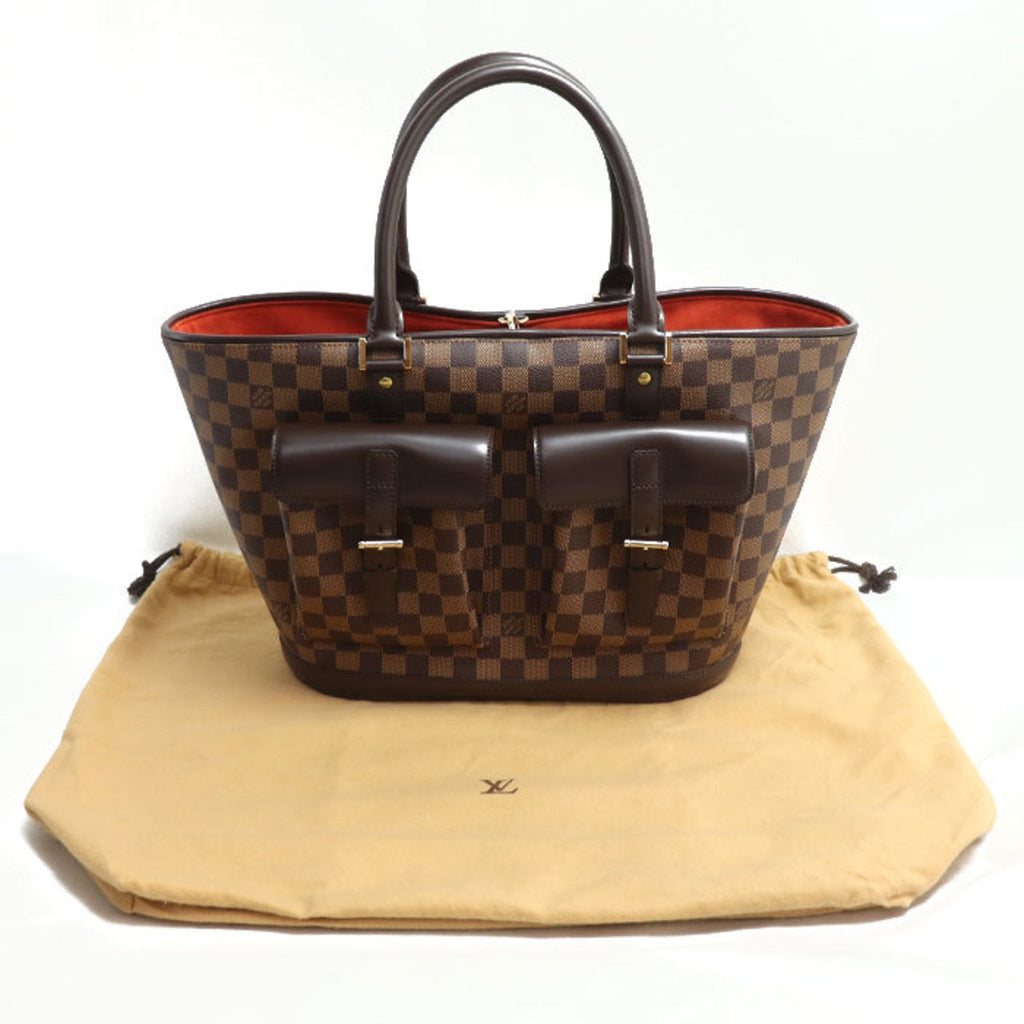 Louis Vuitton Damier Brown Damier Canvas Handbag (Pre-Owned)