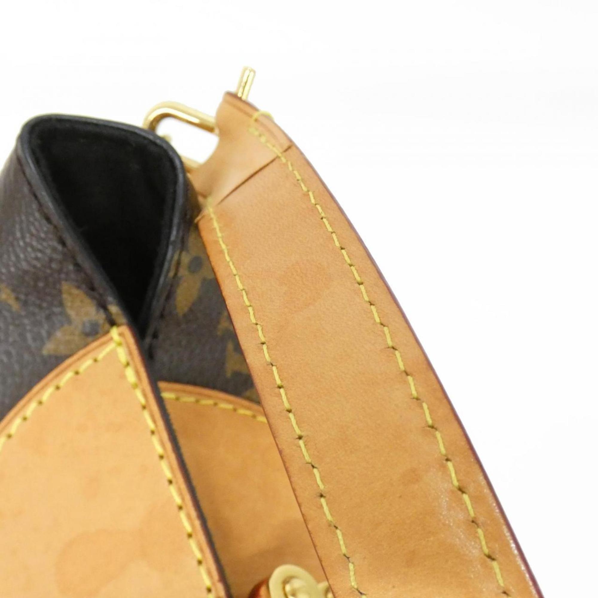 Louis Vuitton Marron Coated Canvas Handbag (Pre-Owned)