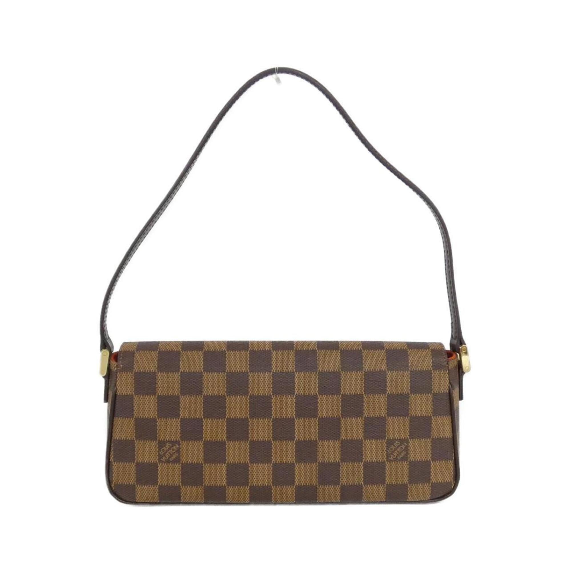Louis Vuitton Brown Coated Canvas Shoulder Bag (Pre-Owned)