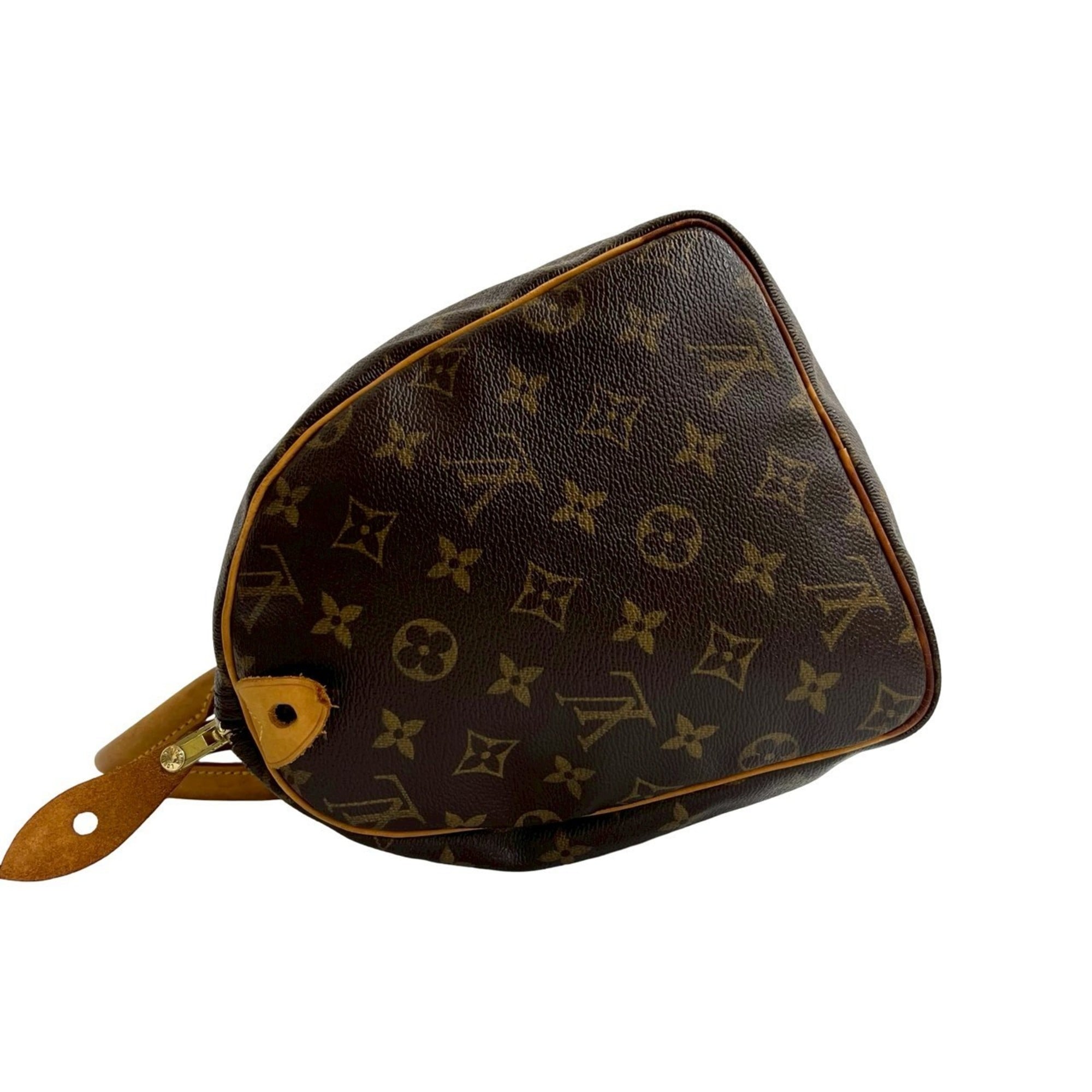 Louis Vuitton Brown Leather Pvc Boston Bag Handbag (Pre-Owned)