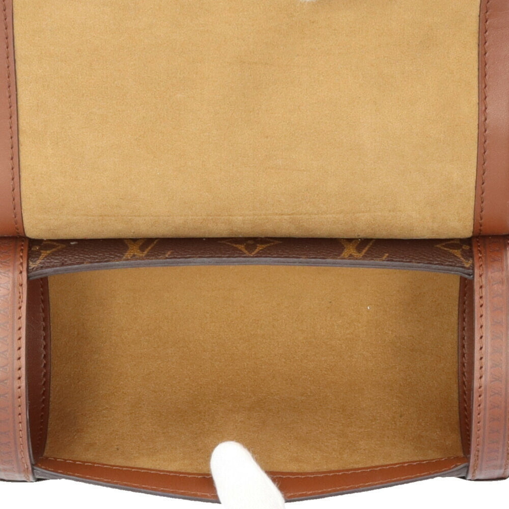 Louis Vuitton Brown Monogram Canvas Shoulder Bag (Pre-Owned)