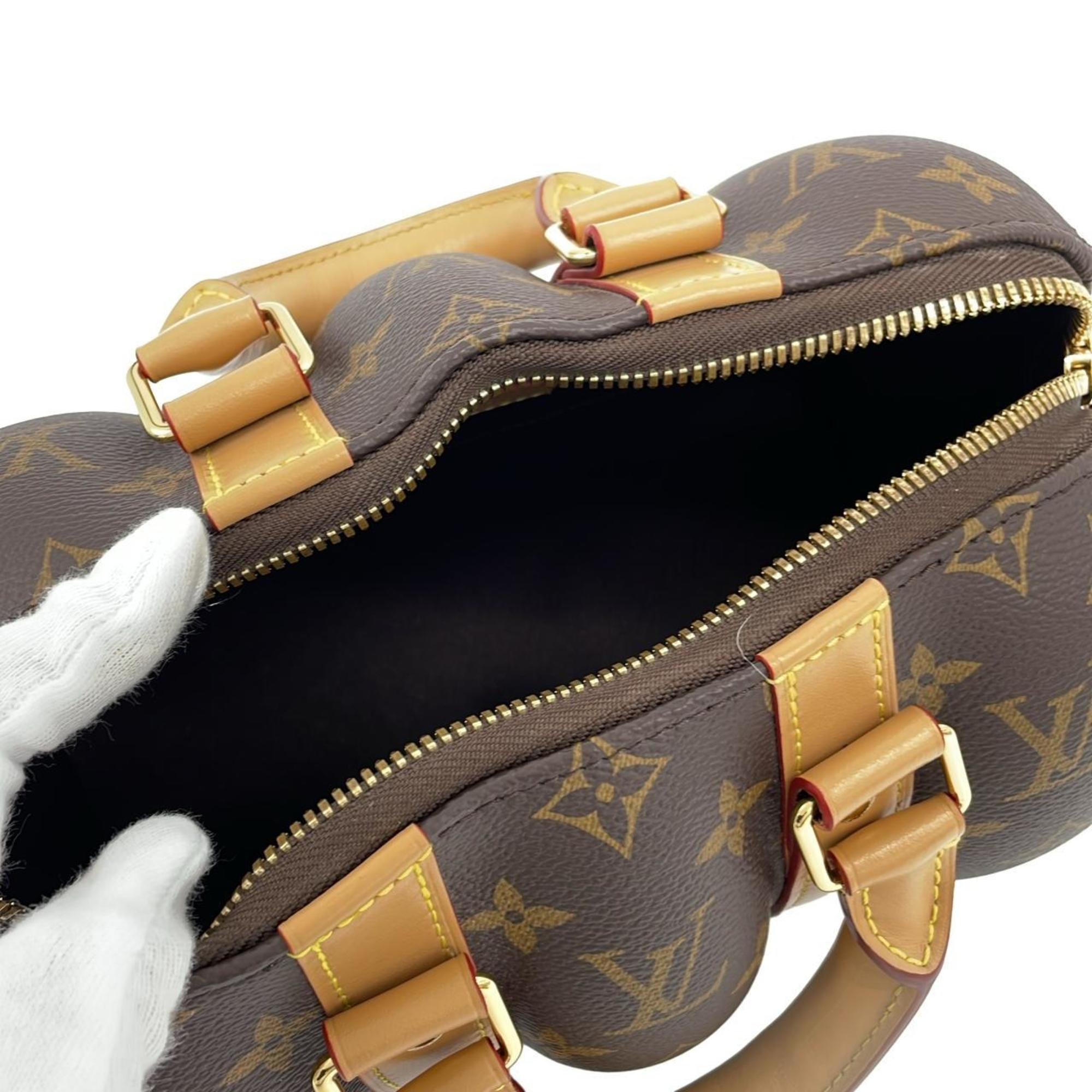Louis Vuitton Marron Coated Canvas Boston Bag (Pre-Owned)