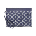 Louis Vuitton Navy Leather Handbag (Pre-Owned)
