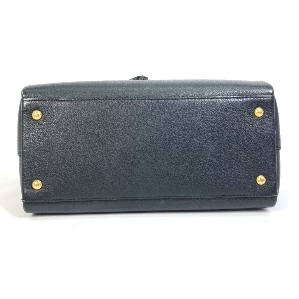 Louis Vuitton Black Leather Tote Bag (Pre-Owned)