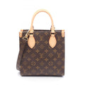 Louis Vuitton Brown Coated Canvas Leather Handbag (Pre-Owned)